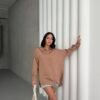 Chemise Scaly - Café au lait