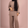 Abaya ensemble Taupe